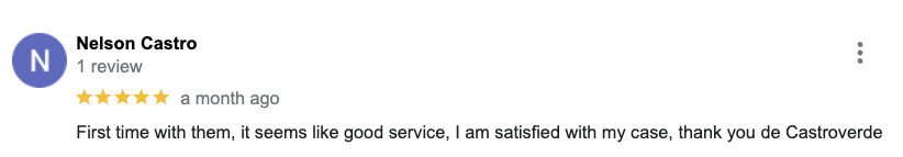 Las Vegas Workplace Accident Client Review