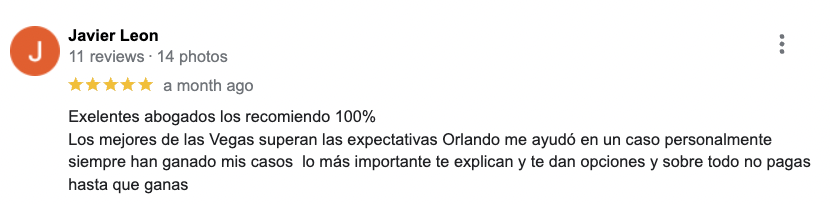 Lo Que Nuestros Clientes En Las Vegas Dicen De Nosotros